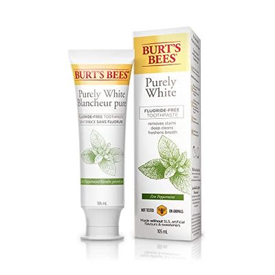 Burt's Bees Toothpaste, Fluoride Free, Purely White, Zen Peppermint, 105ml $4.99 (Reg $6.99)