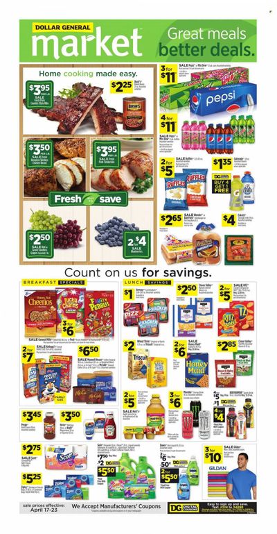 Dollar General (AL, GA, KY, LA, TN) Weekly Ad Flyer April 18 to April 25