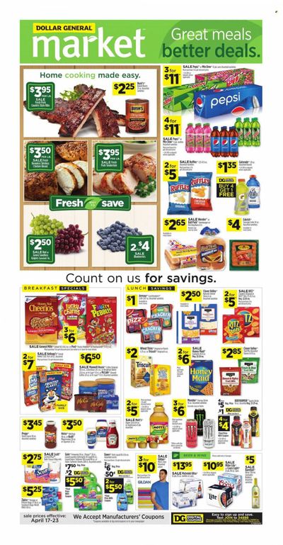 Dollar General (GA) Weekly Ad Flyer April 18 to April 25 Dollar General (GA) Weekly Ad Flyer April 18 to April 25