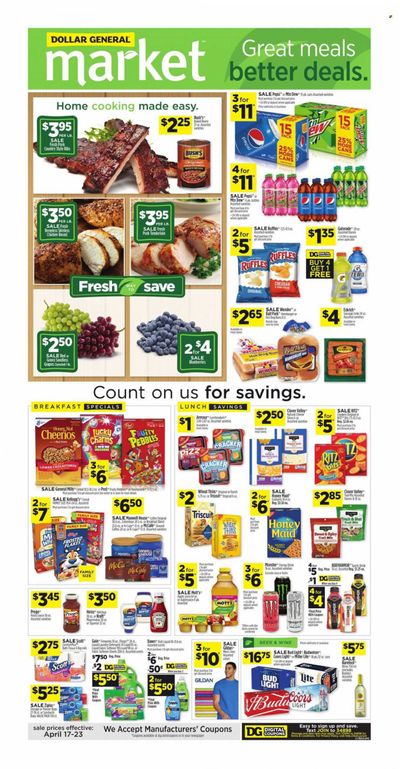 Dollar General (LA) Weekly Ad Flyer April 18 to April 25