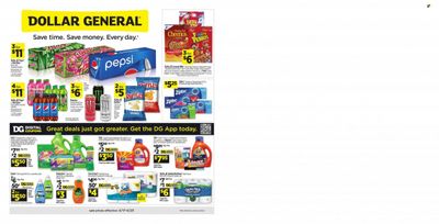 Dollar General Weekly Ad Flyer April 18 to April 25