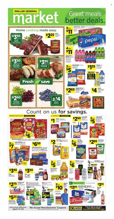 Dollar General (SC) Weekly Ad Flyer April 18 to April 25 Dollar General (SC) Weekly Ad Flyer April 18 to April 25