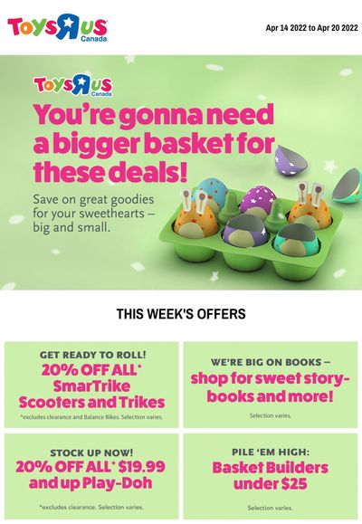 Toys R Us Flyer April 14 to 20