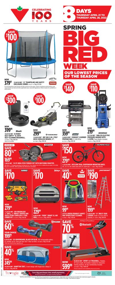 Canadian Tire Spring Big Red Week Flyer April 21 to 28