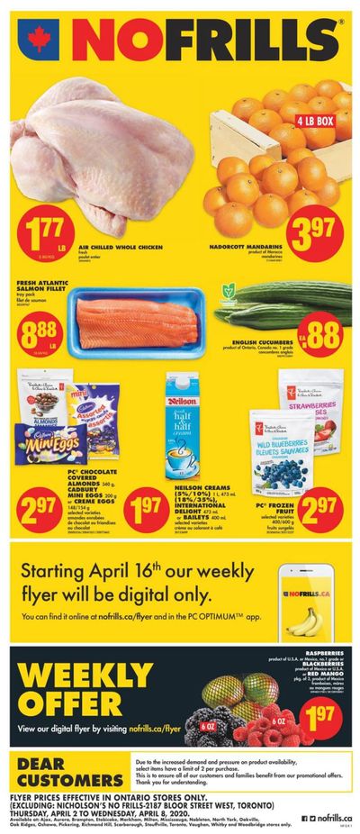 No Frills (ON) Flyer April 2 to 8