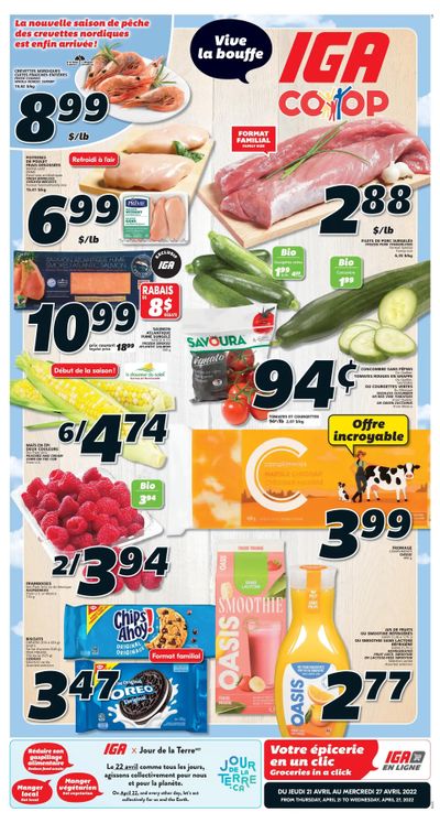 IGA (NB) Flyer April 21 to 27