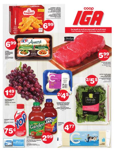 Coop IGA Flyer April 21 to 27