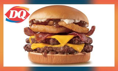 Canadian DQ Loaded Steakhouse Burger at Dairy Queen