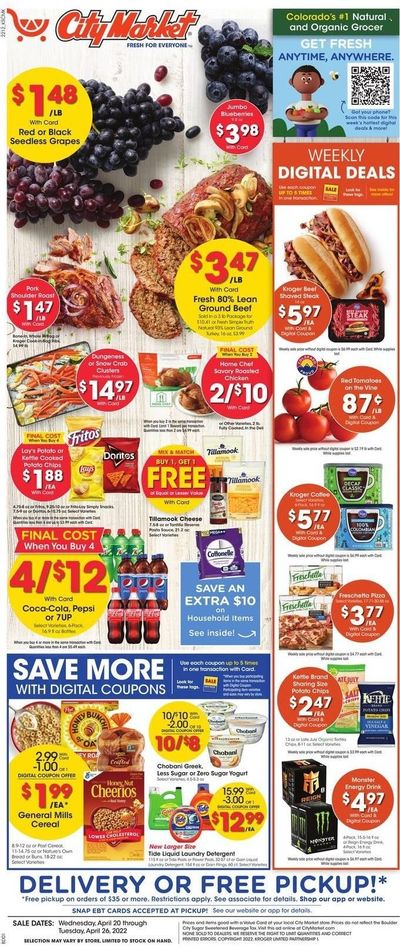 City Market (CO, UT, WY) Weekly Ad Flyer April 19 to April 26