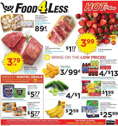 Food 4 Less (CA) Weekly Ad Flyer April 19 to April 26
