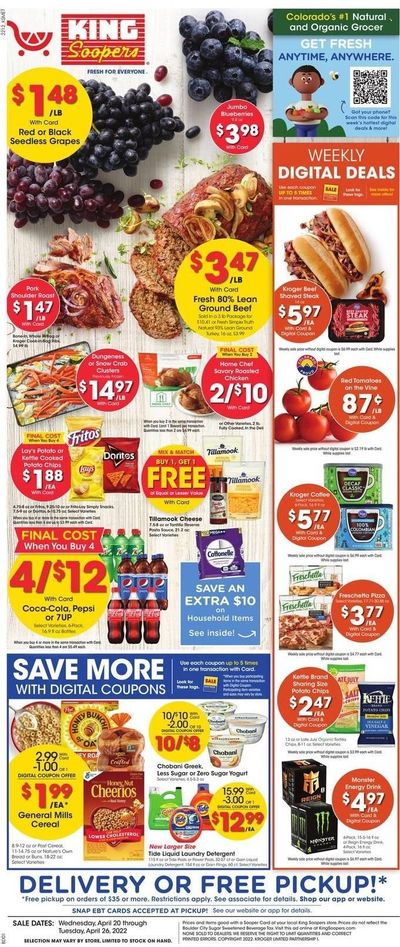 King Soopers (CO) Weekly Ad Flyer April 19 to April 26