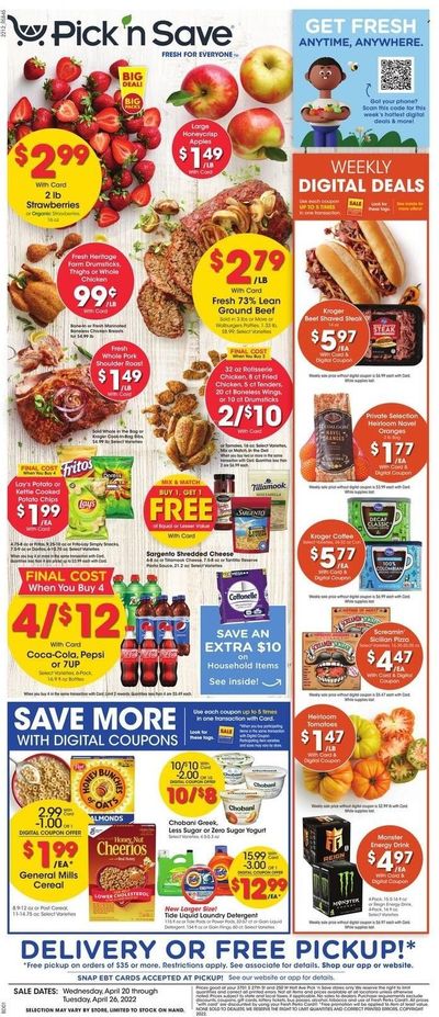Pick ‘n Save (WI) Weekly Ad Flyer April 19 to April 26