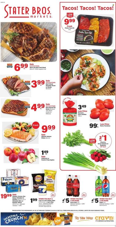 Stater Bros. (CA) Weekly Ad Flyer April 19 to April 26
