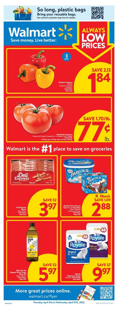 Walmart (ON) Flyer April 21 to 27