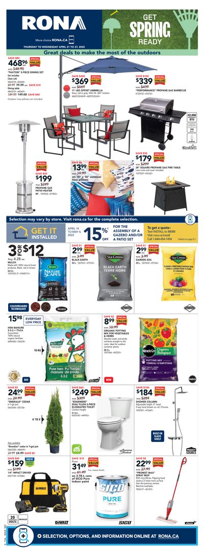 Rona (Atlantic) Flyer April 21 to 27