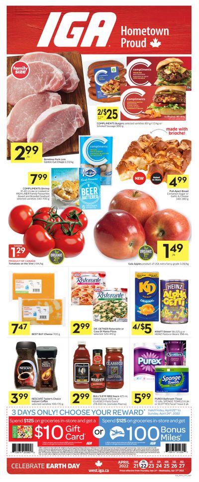 IGA (West) Flyer April 21 to 27