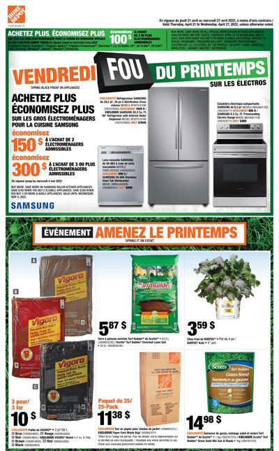 Home Depot (QC) Flyer April 21 to 27