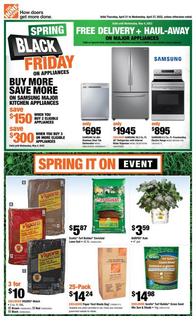 Home Depot (ON) Flyer April 21 to 27