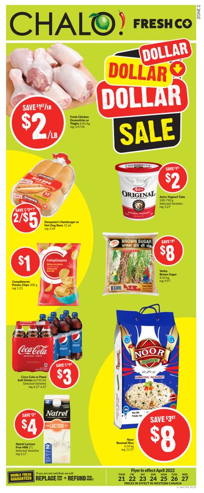 Chalo! FreshCo (West) Flyer April 21 to 27
