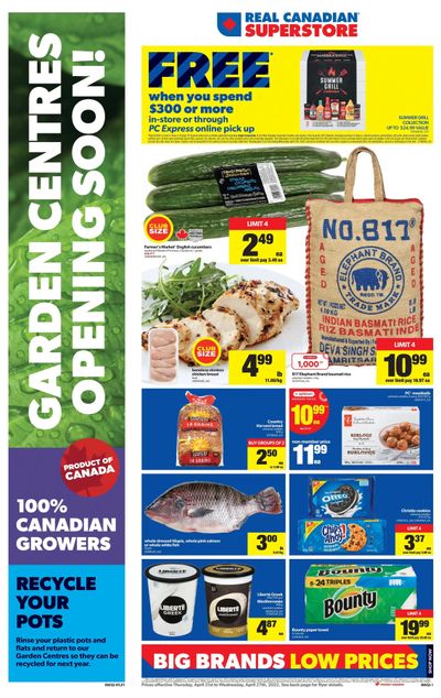Real Canadian Superstore (West) Flyer April 21 to 27