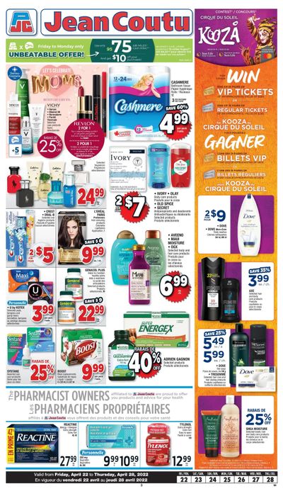 Jean Coutu (NB) Flyer April 22 to 28