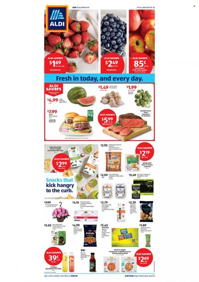ALDI Weekly Ad Flyer April 20 to April 27