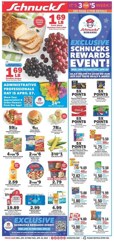 Schnucks (IA, IL, IN, MO) Weekly Ad Flyer April 20 to April 27