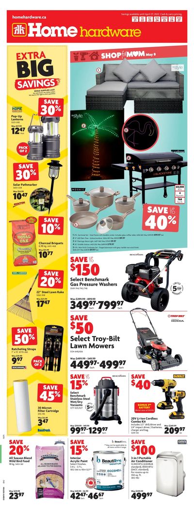 Home Hardware (Atlantic) Flyer April 21 to 27