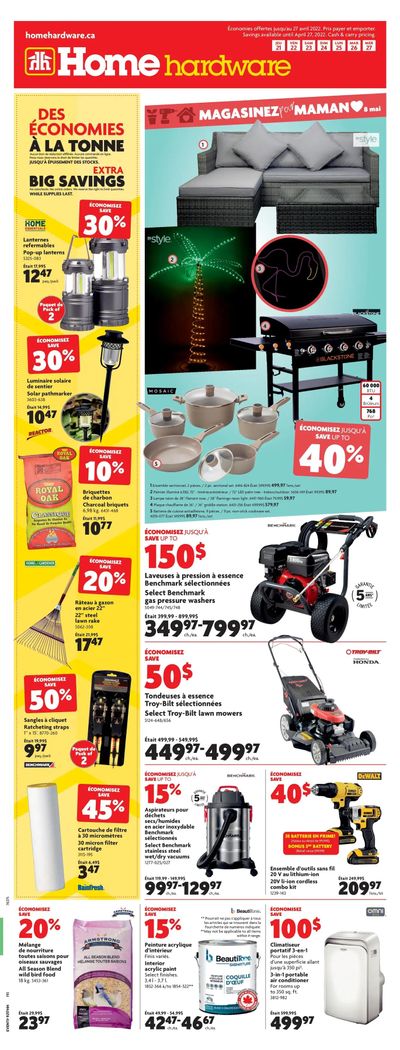 Home Hardware (QC) Flyer April 21 to 27