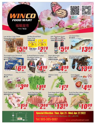 WinCo Food Mart (HWY 7) Flyer April 21 to 27