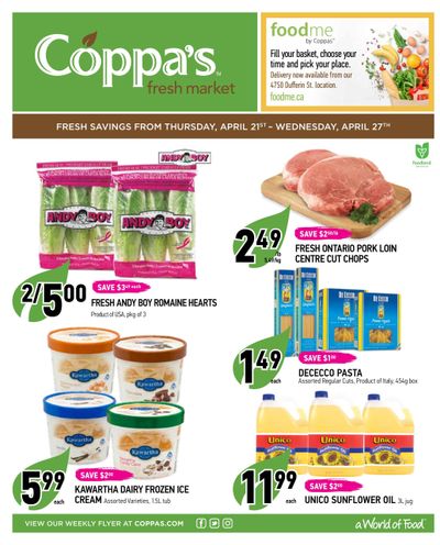 Coppa's Fresh Market Flyer April 21 to 27
