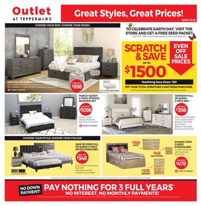 Outlet at Tepperman's Flyer April 22 to 28