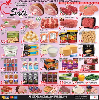Sal's Grocery Flyer April 22 to 28