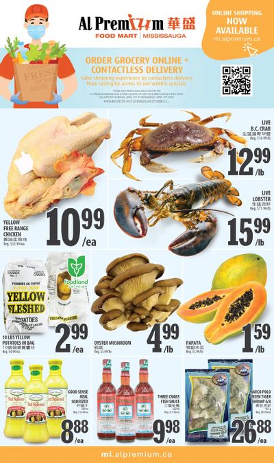Al Premium Food Mart (Mississauga) Flyer April 21 to 27