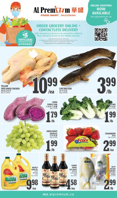 Al Premium Food Mart (McCowan) Flyer April 21 to 27