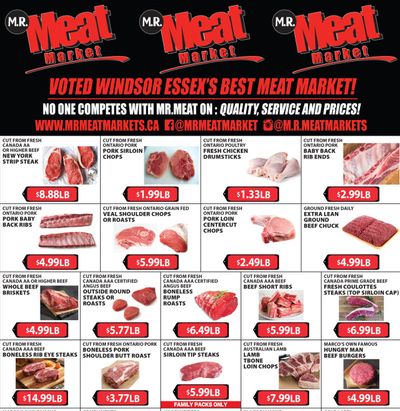 M.R. Meat Market Flyer April 21 to 28