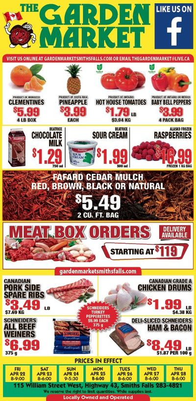 The Garden Market Flyer April 22 to 28