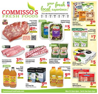 Commisso's Fresh Foods Flyer April 22 to 28