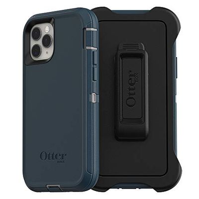 OtterBox Defender Series SCREENLESS Edition Case for iPhone 11 Pro - Gone Fishin (Wet Weather/Majolica Blue) $25.1 (Reg $31.32)