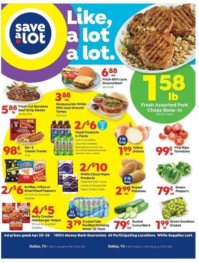 Save a Lot Weekly Ad Flyer April 21 to April 28