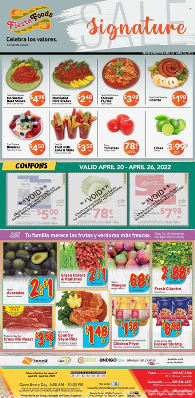 Fiesta Foods SuperMarkets (WA) Weekly Ad Flyer April 21 to April 28