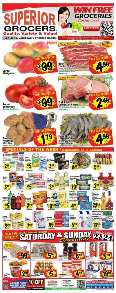 Superior Grocers (CA) Weekly Ad Flyer April 21 to April 28