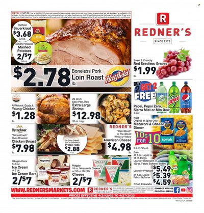 Redner's Markets (DE, MD, PA) Weekly Ad Flyer April 21 to April 28