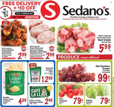 Sedano's (FL) Weekly Ad Flyer April 21 to April 28