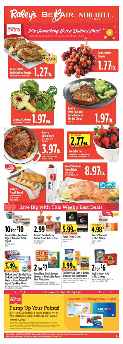 Raley's (CA, NV) Weekly Ad Flyer April 21 to April 28