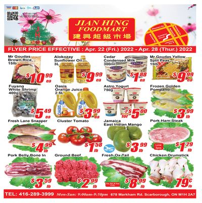 Jian Hing Foodmart (Scarborough) Flyer April 22 to 28