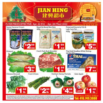 Jian Hing Supermarket (North York) Flyer April 22 to 28
