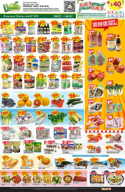 Btrust Supermarket (Mississauga) Flyer April 22 to 28