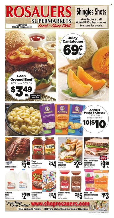 Rosauers (ID, MT, OR, WA) Weekly Ad Flyer April 21 to April 28