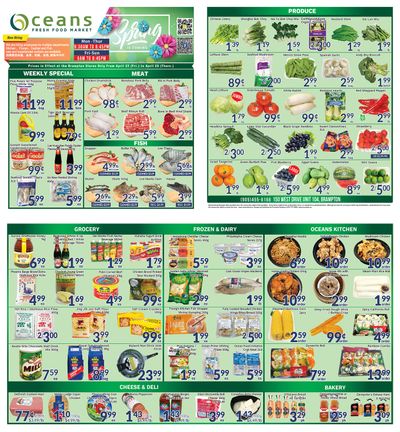 Oceans Fresh Food Market (Brampton) Flyer April 22 to 28